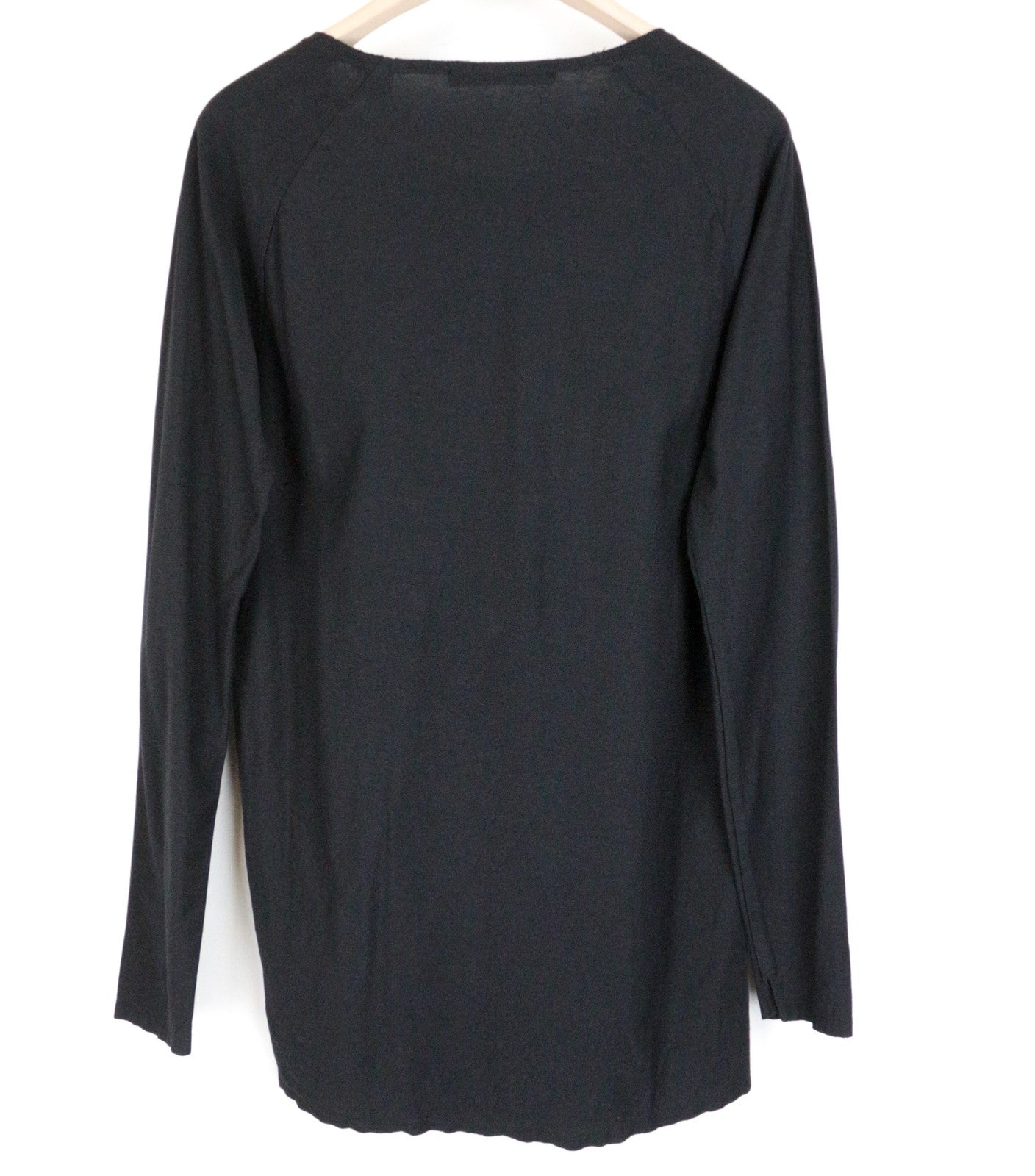 SCOTCH & SODA Ams Couture Men's T-Shirt L Black Cotton LS Basic Pullover