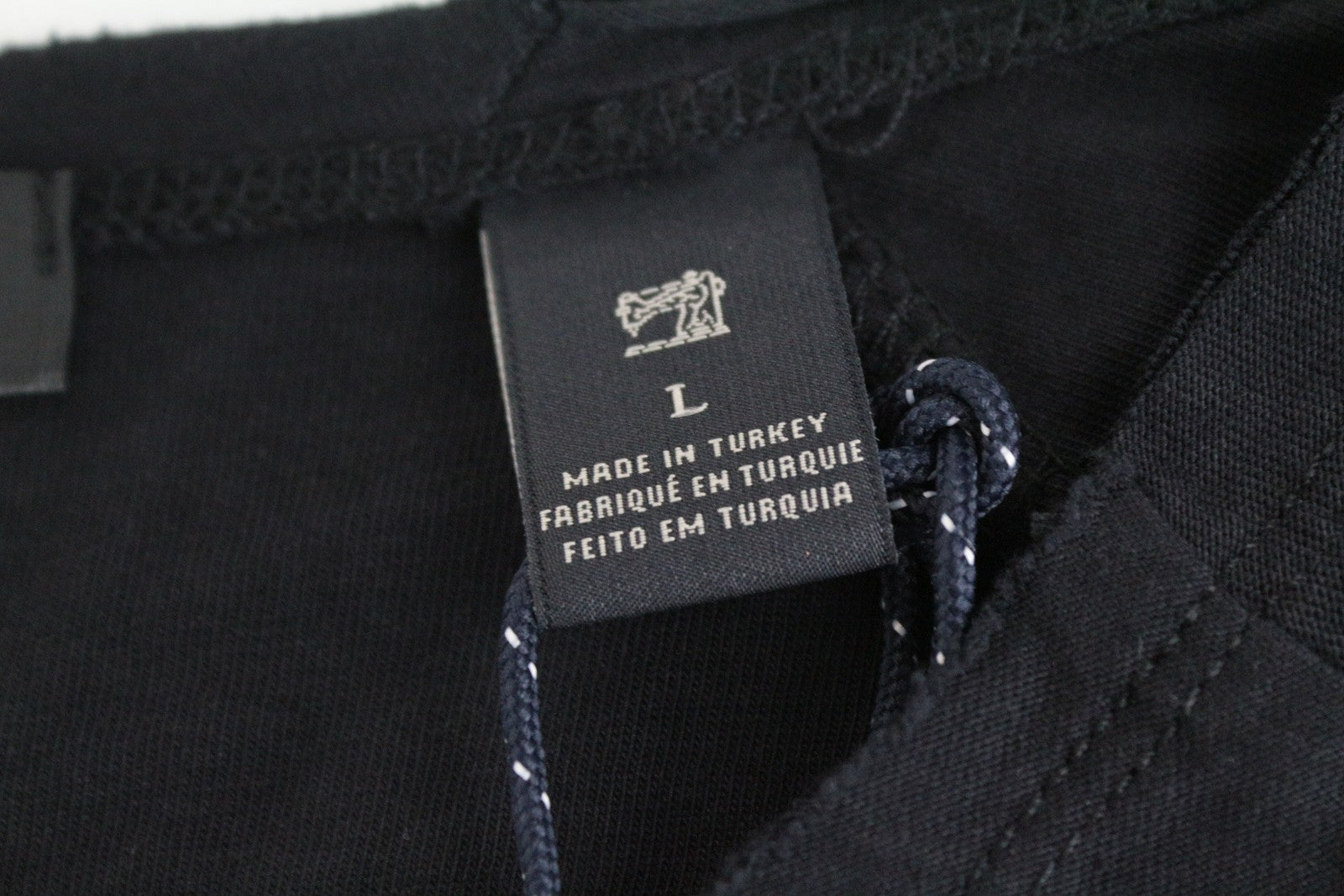 SCOTCH & SODA Ams Couture Men's T-Shirt L Black Cotton LS Basic Pullover