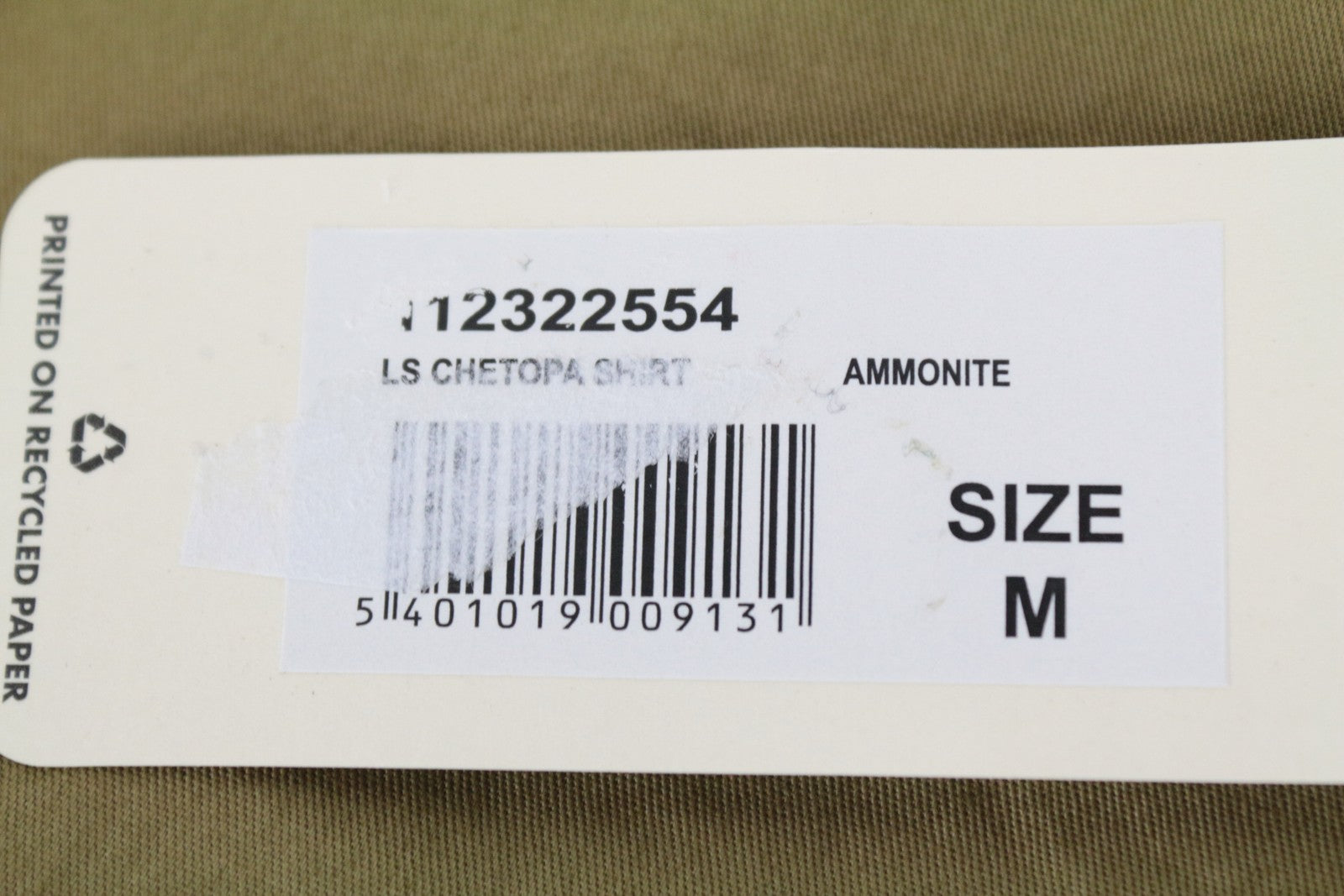 LEE Men's Shirt M Khaki Green Cotton LS Buttoned Pocketed Shirt