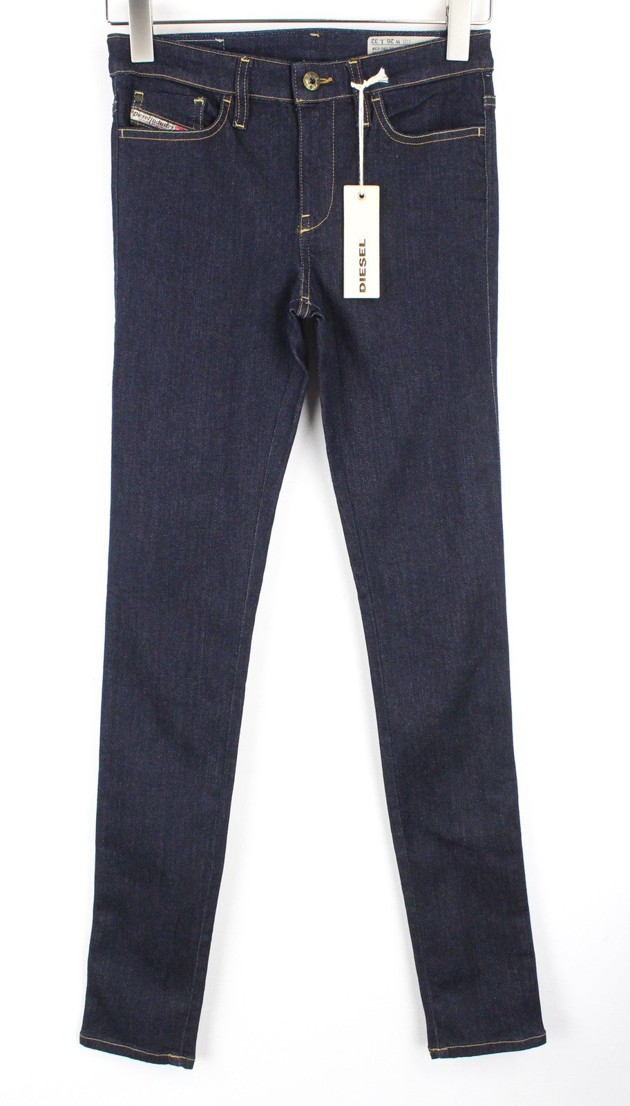 DIESEL Skinzee 0813C Women's Jeans W26/L32 Super Skinny Blue 5-Pocket Stretch