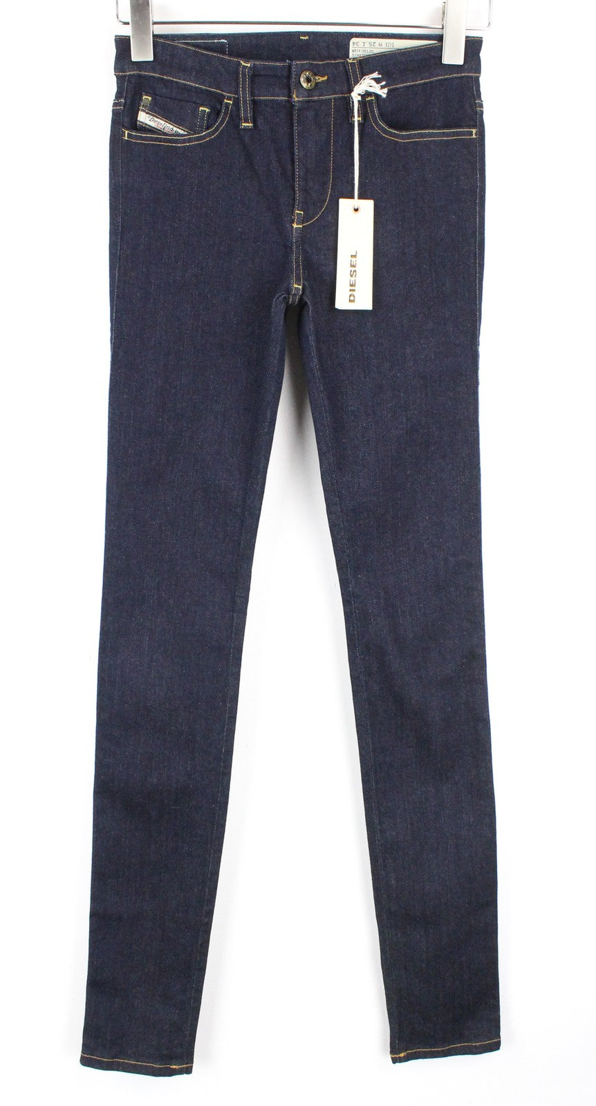 DIESEL Skinzee 0813C Women's Jeans W25/L34 Super Skinny Blue Cotton Fit