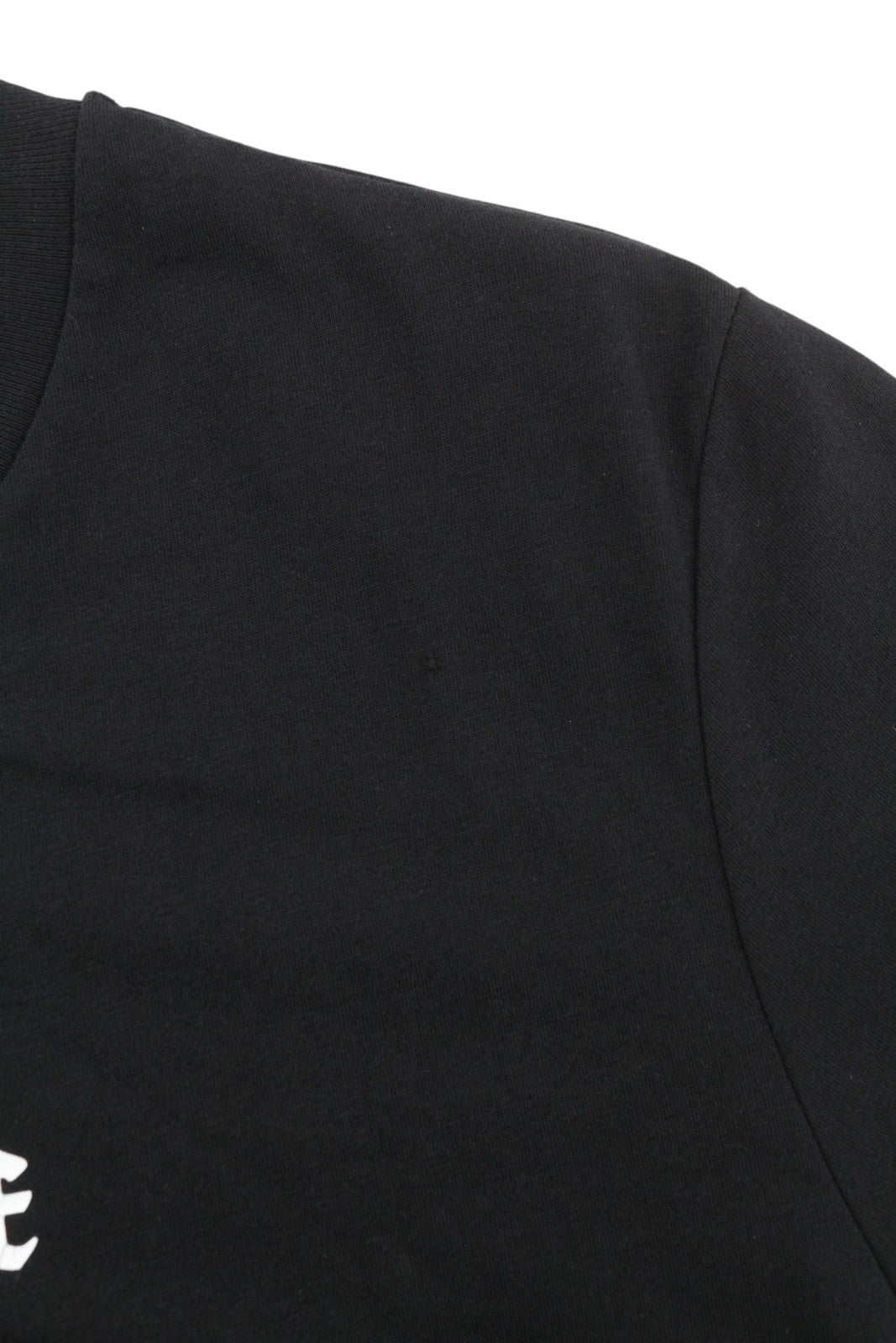 DIESEL T-Diegos-B6 Men T-Shirt S Black Tricot Stretchy Embroidered Short Sleeved