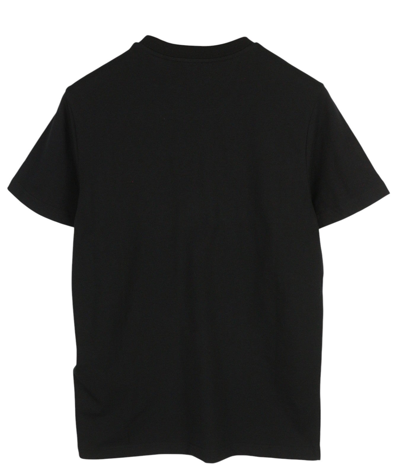 DIESEL T-Diegos-B6 Men T-Shirt S Black Tricot Stretchy Embroidered Short Sleeve