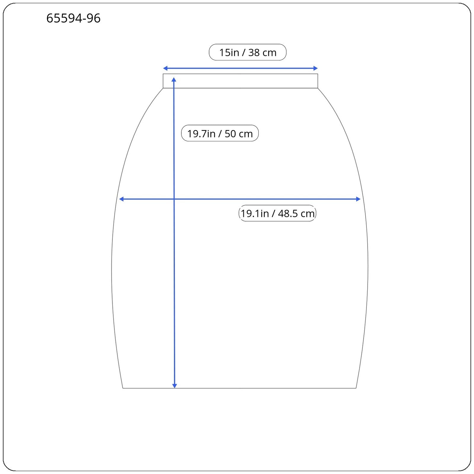 DENHAM Salinas Women's Skirt W27 Blue Stretch Denim Short