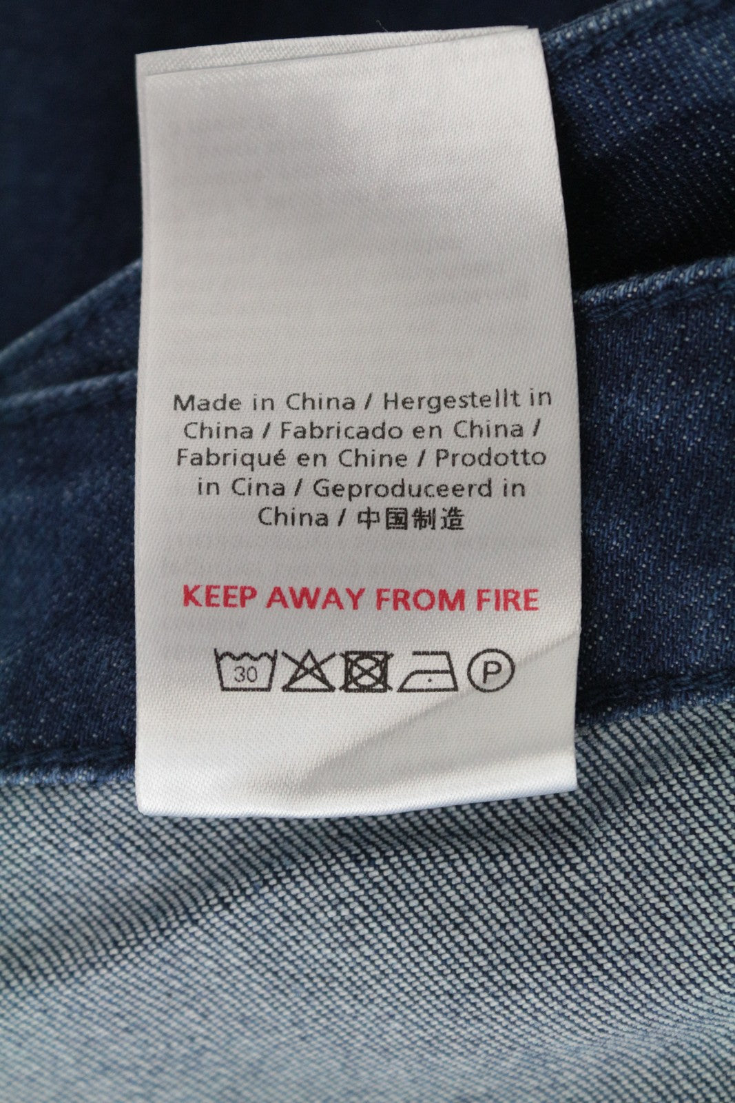 DENHAM Salinas Women's Skirt W27 Blue Stretch Denim Short