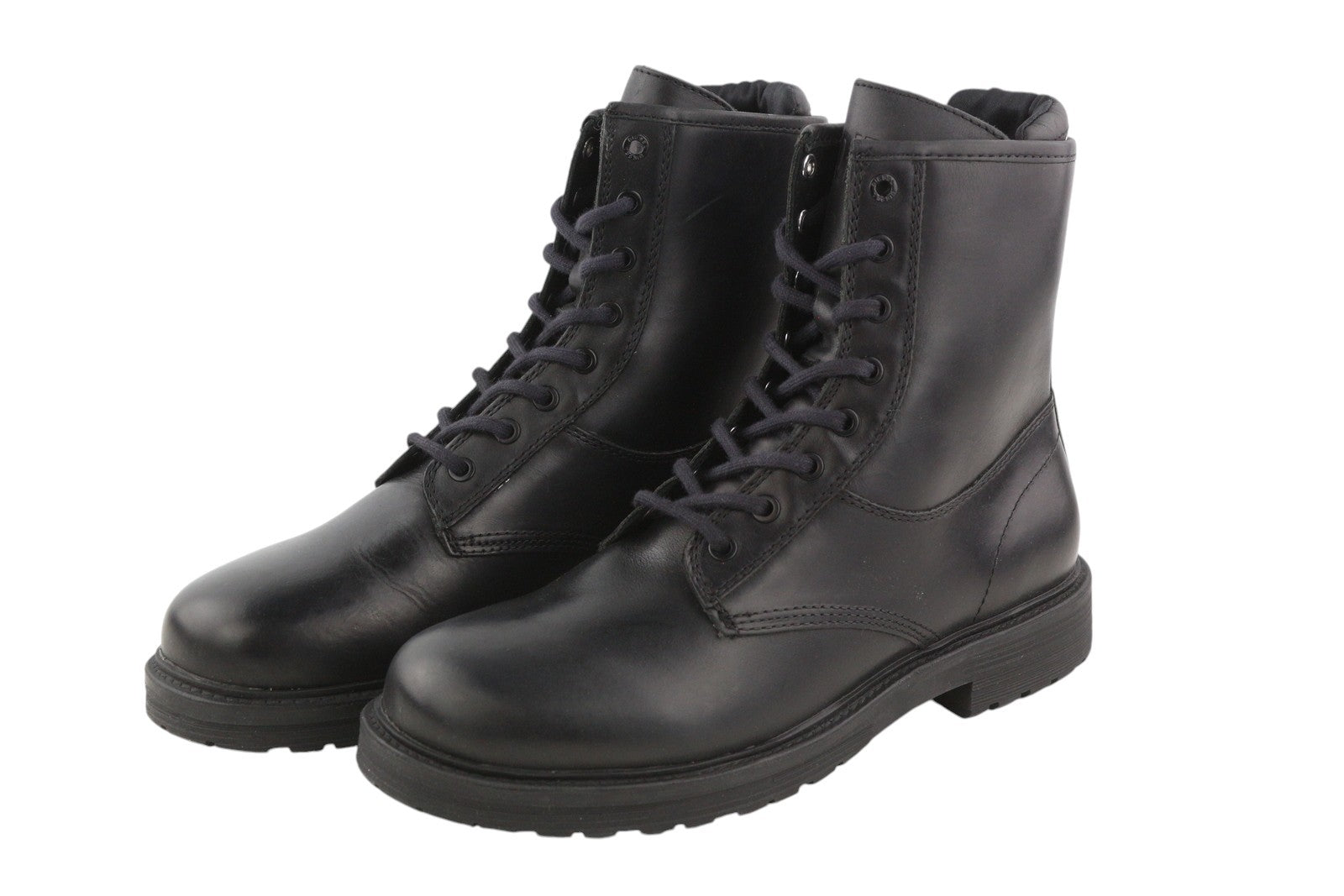 DIESEL D-Alabhama CB Men Boots EU43 Black Leather Laced Combat Type RRP€295