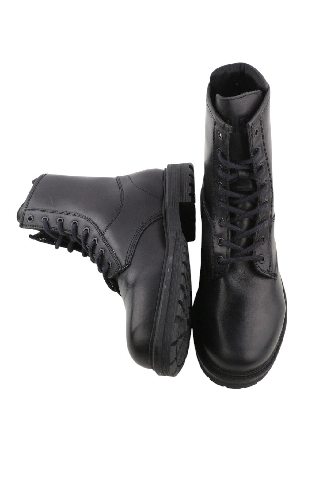 DIESEL D-Alabhama CB Men Boots EU43 Black Leather Laced Combat Type RRP€295