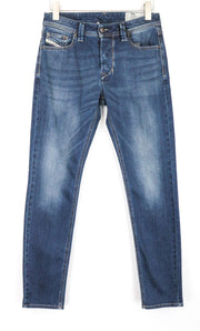 DIESEL Larkee-Beex 084BU Men's Jeans W28/L32 Regular Taper Fit Blue Cotton