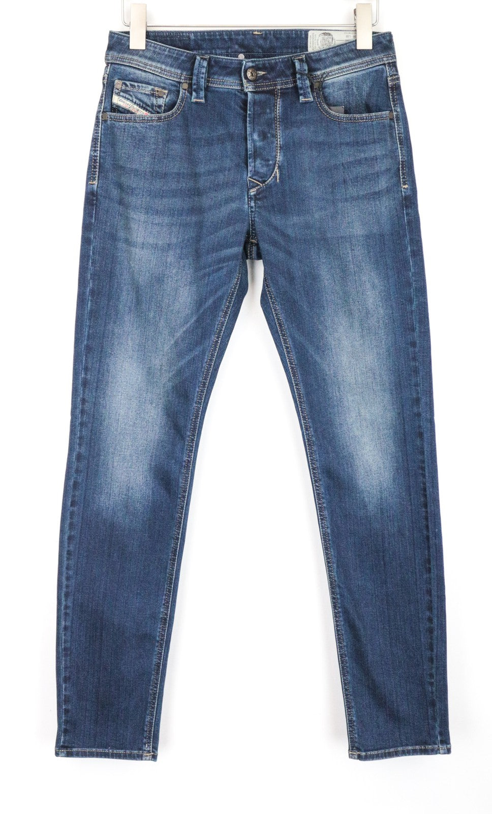 DIESEL Larkee-Beex 084BU Men's Jeans W28/L32 Regular Taper Fit Blue Cotton