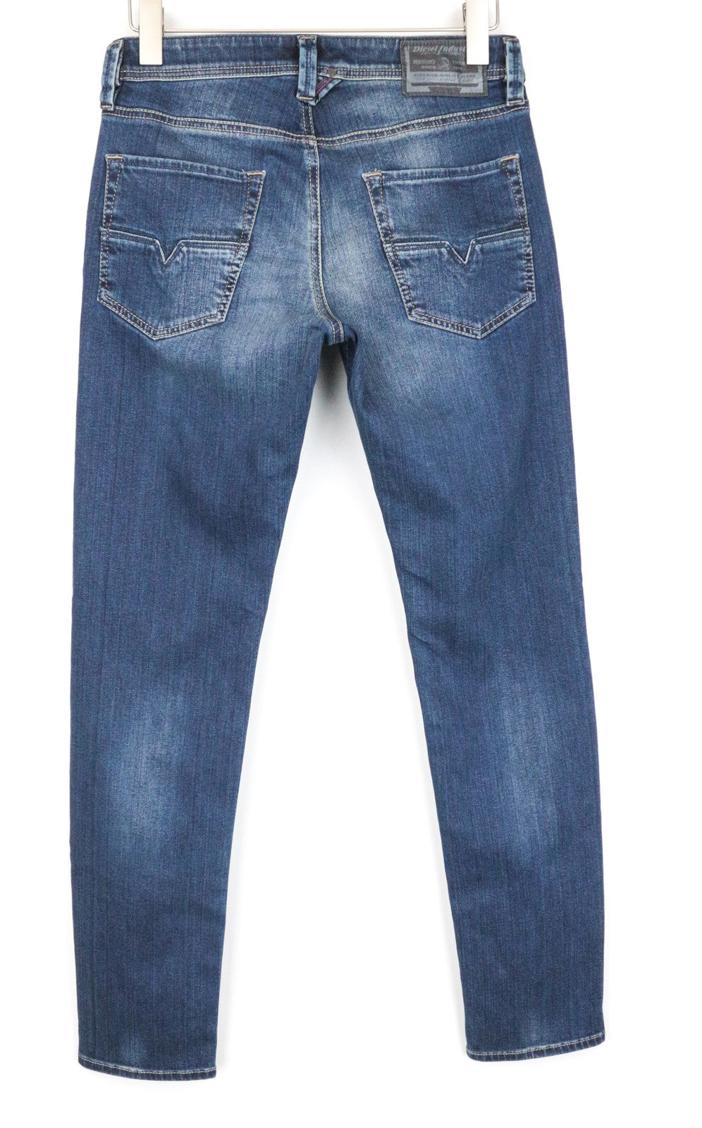 DIESEL Larkee-Beex 084BU Men's Jeans W28/L32 Regular Taper Fit Blue Cotton