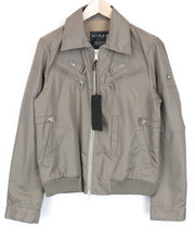 RICHMOND Men's Jacket 48 Brown Lined LS Lightweight Multi Pocket