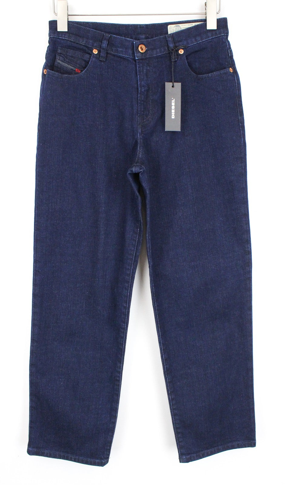 DIESEL Niclah 084CG Women's Jeans W27/L32 Straight Fit Blue Cotton Stretch