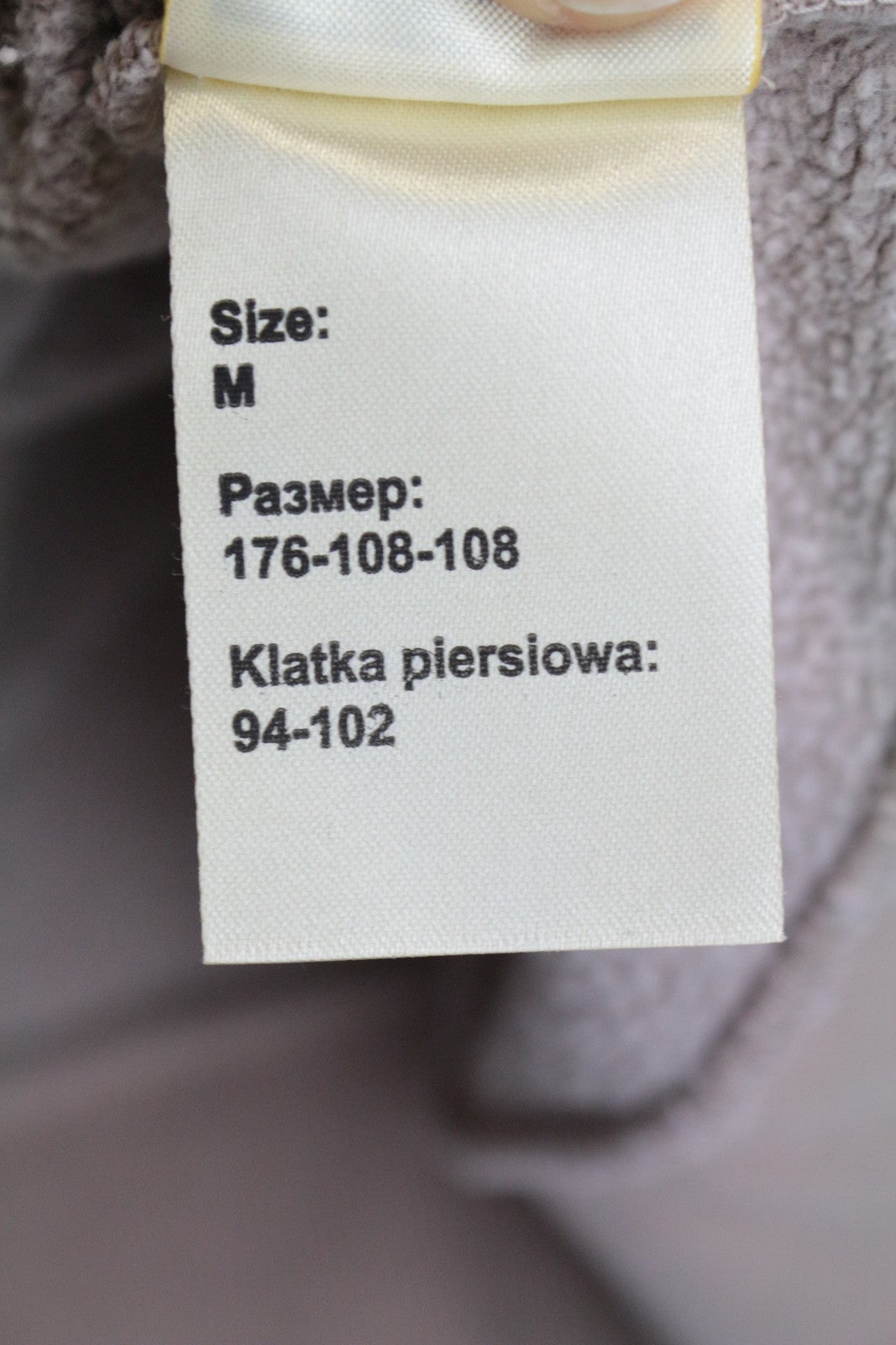 LEE Men's Sweatshirt M Washed Pink Cotton Loose Pullover Long Sleeve