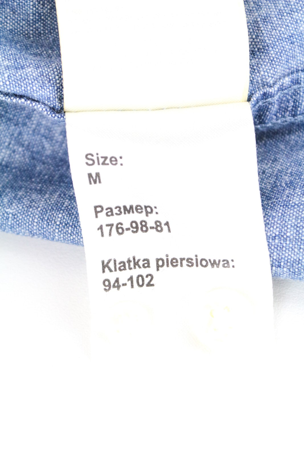 WRANGLER Men's Shirt M Blue Cotton Paisley Pattern Buttoned LS Shirt