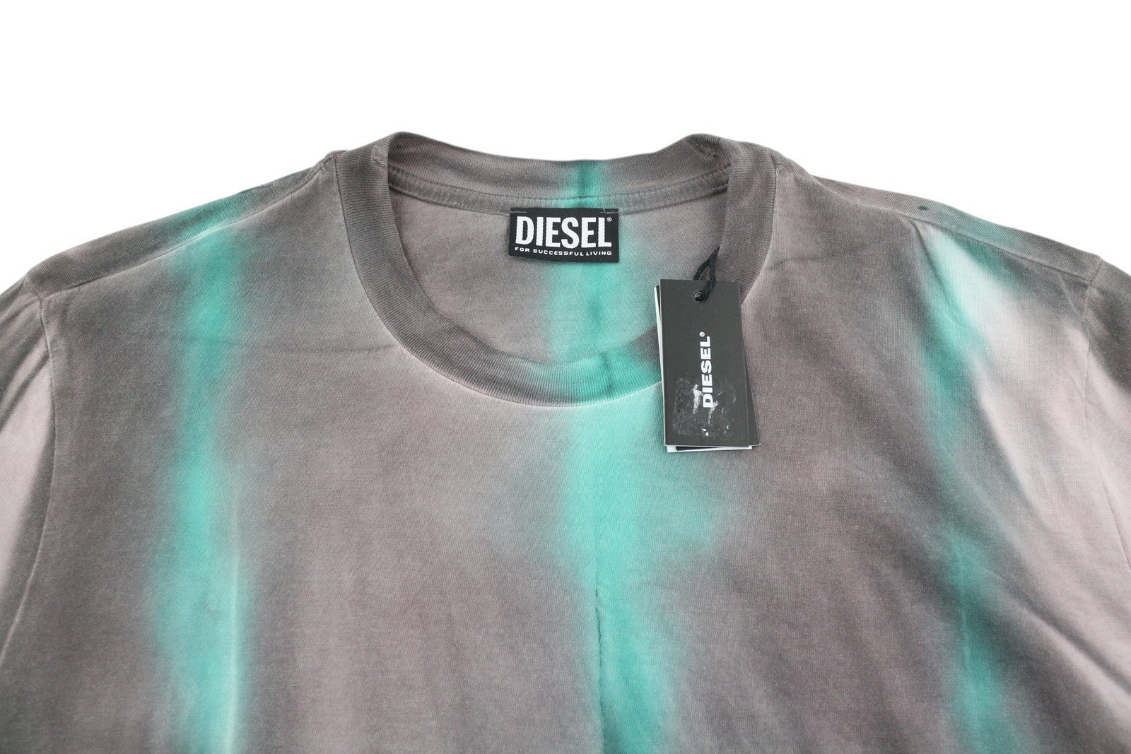 DIESEL T-Just-B52 Men T-Shirt S Short Sleeve Acid Wash Effect Crew Neck RRP€125