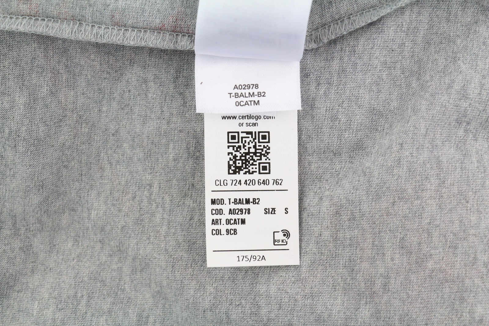 DIESEL T-Balm-B2 Men T-Shirt S Grey Melange Oversize Patterned RRP€125