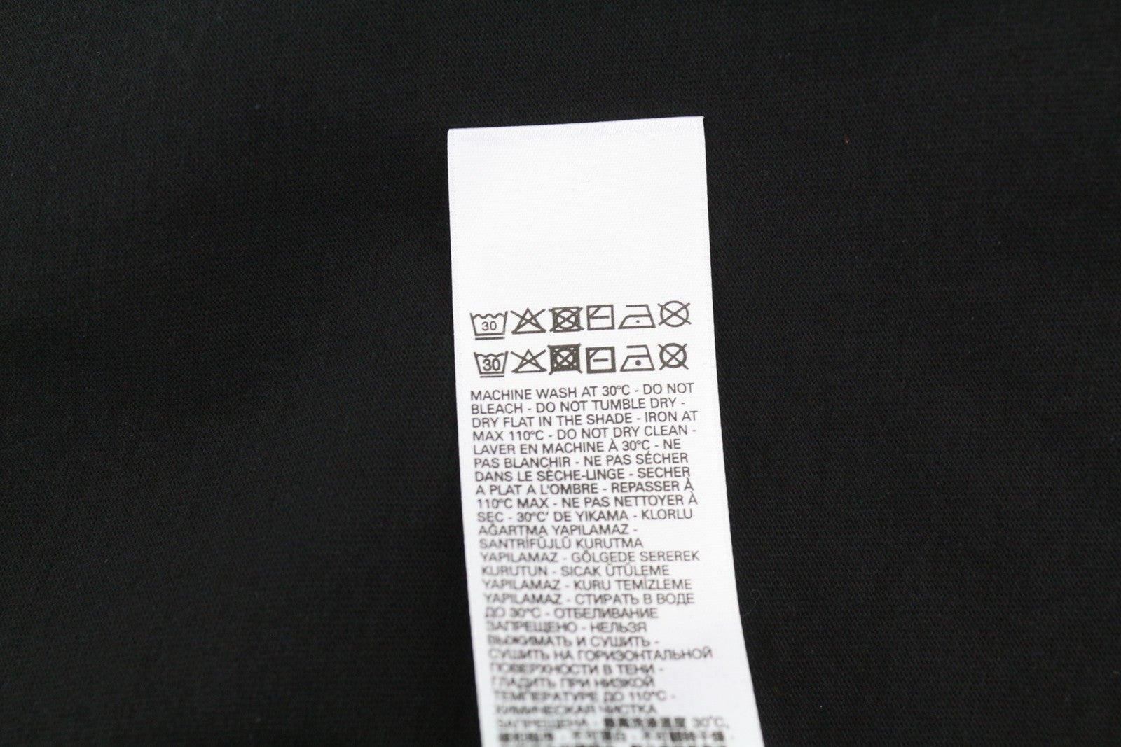 DIESEL T-Diegor-C3 Men T-Shirt L Black Tricot Stretchy Crew Neck Short Sleeve