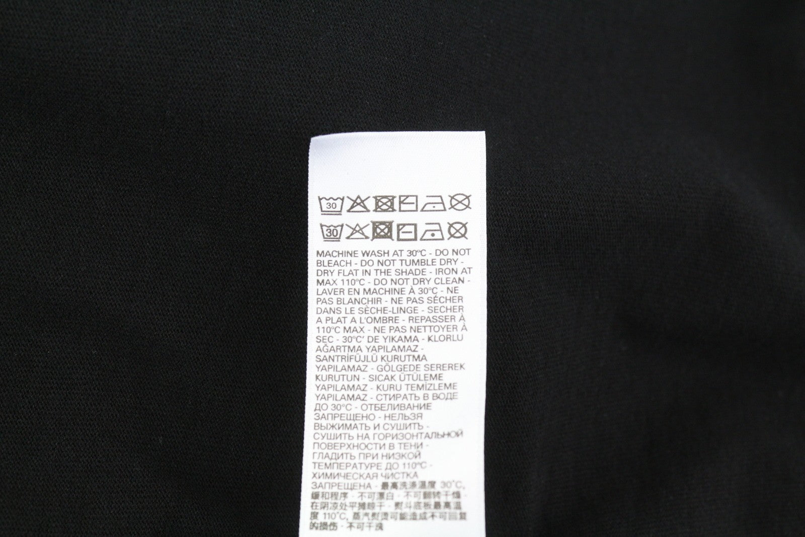 DIESEL T-Just-C15 Men T-Shirt M Black Tricot Stretchy Crew Neck Short Sleeved