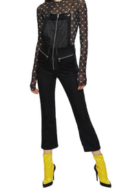 DIESEL D-Flory-NE 0093B Women's Jumpsuit S Sweat Jogg  Grey Stretch Dungarees