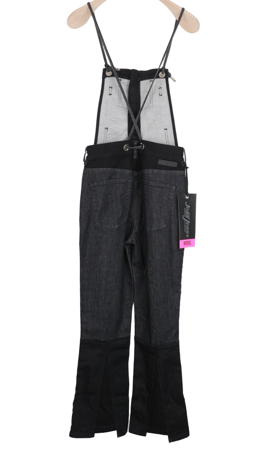 DIESEL D-Flory-NE 0093B Women's Jumpsuit S Sweat Jogg  Grey Stretch Dungarees