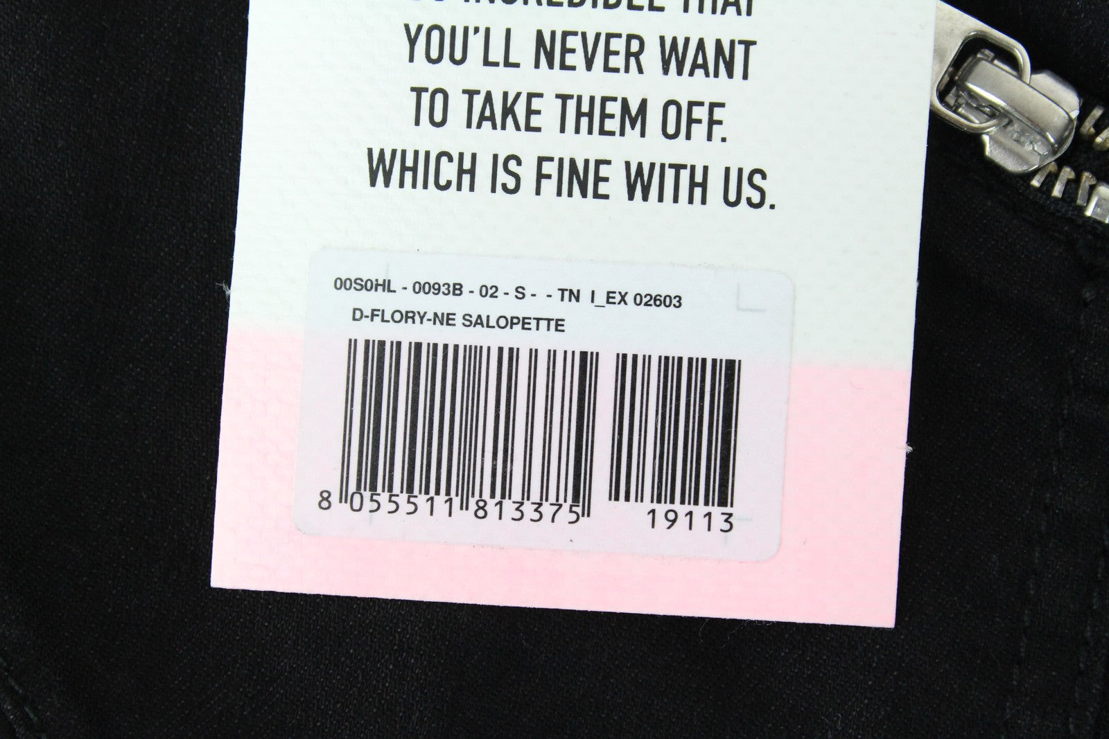 DIESEL D-Flory-NE 0093B Women's Jumpsuit S Sweat Jogg  Grey Stretch Dungarees