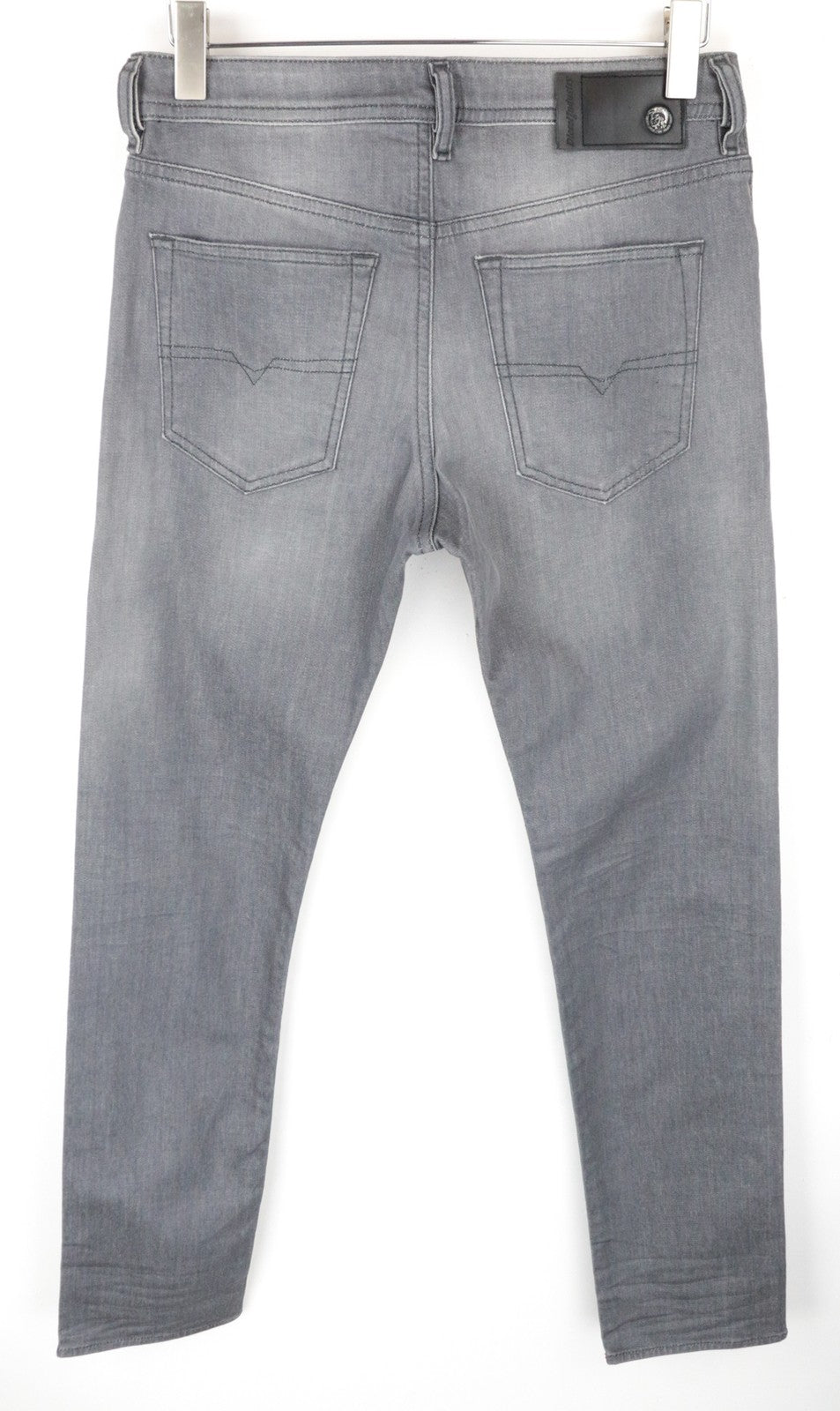 DIESEL Buster 084HP Men's Jeans W30/L32 Button-Fly Washed Slim Tapered Denim