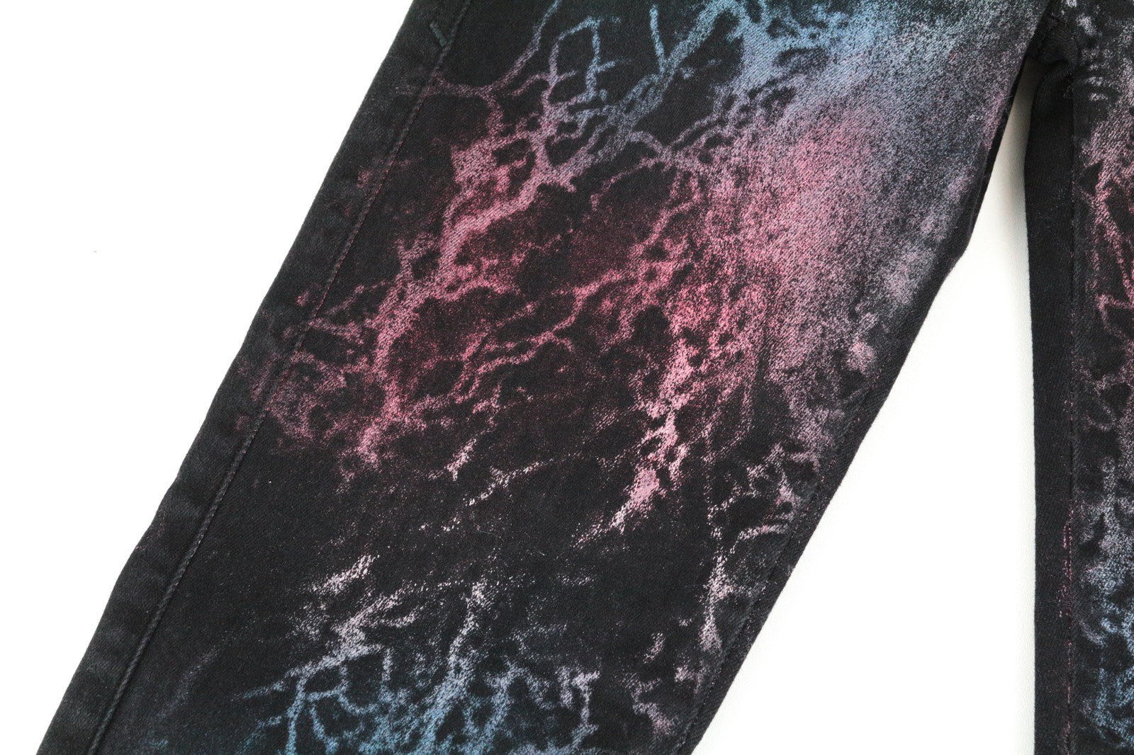 DIESEL Slandy-High-SX 069IY Women's Jeans W24/L32 Patterned Super Skinny Girls