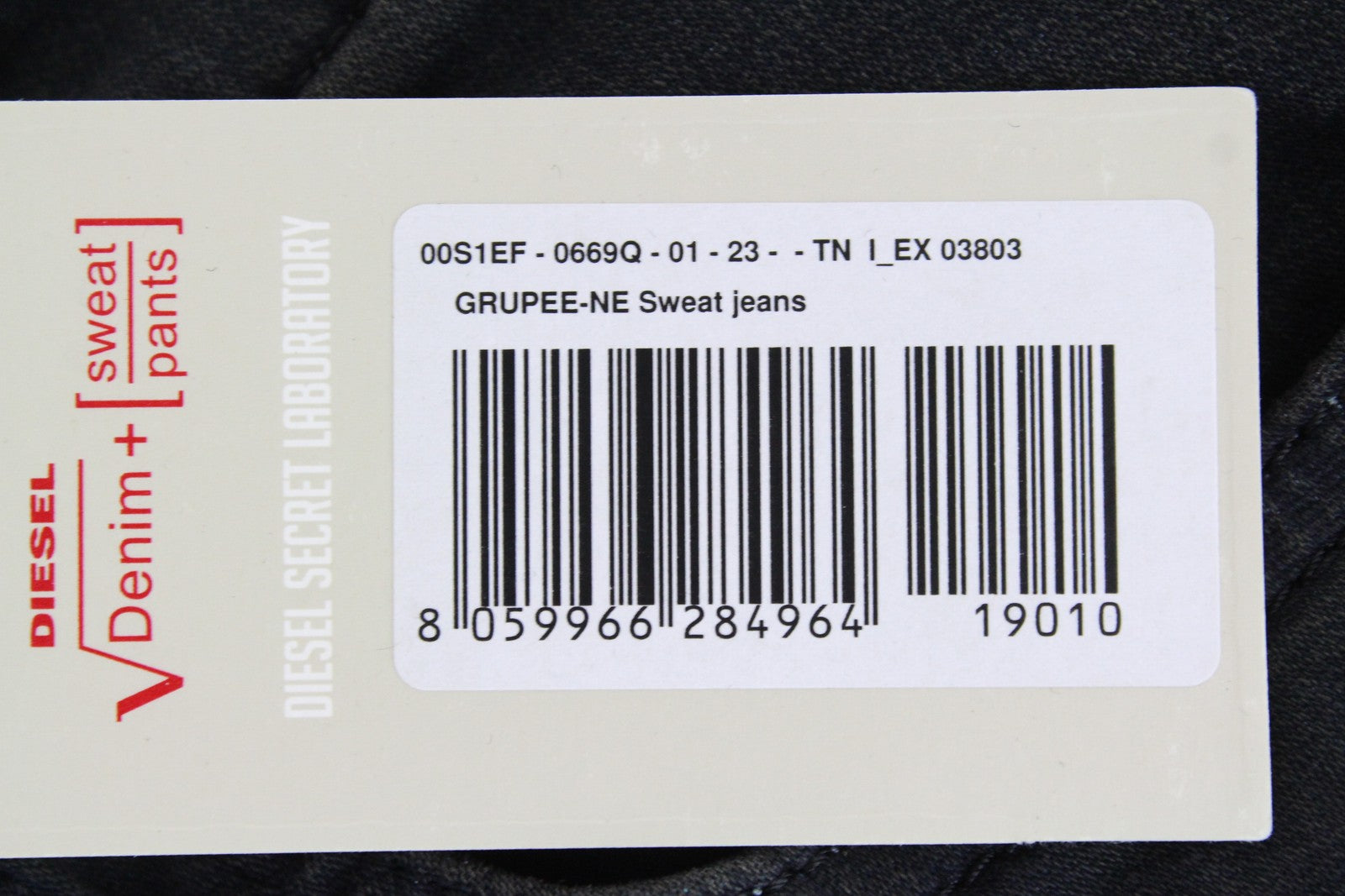 DIESEL Grupee-NE 0669Q Women's Jeans W23 Blue Super Slim Jogg Stretch Girls Fit