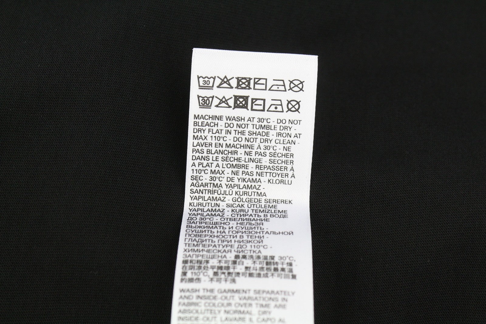 DIESEL T-Diegos-B13 Men T-Shirt L Black Tricot Stretchy Crew Neck Short Sleeve