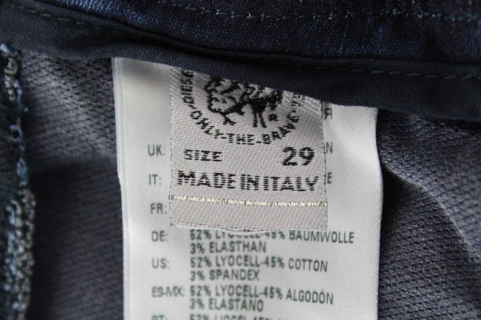 DIESEL D-Erinn-NE-J 069HP Women's Jeans W29 Jogg Wide Fit Drawstring Blue Cotton