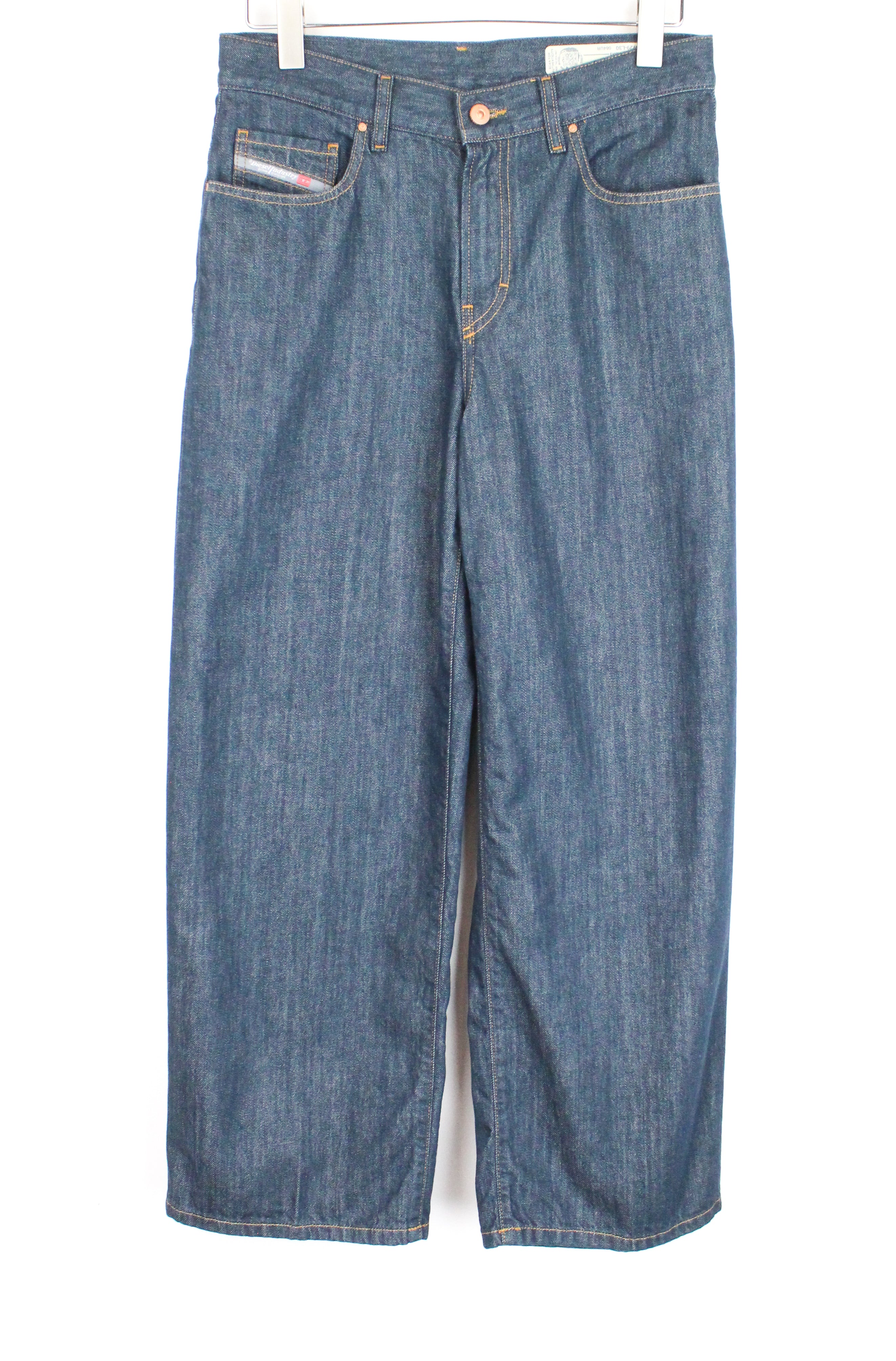 DIESEL Widee 084UR Women's Jeans W26/L30 Casual Straight Blue Cotton Fit Denim