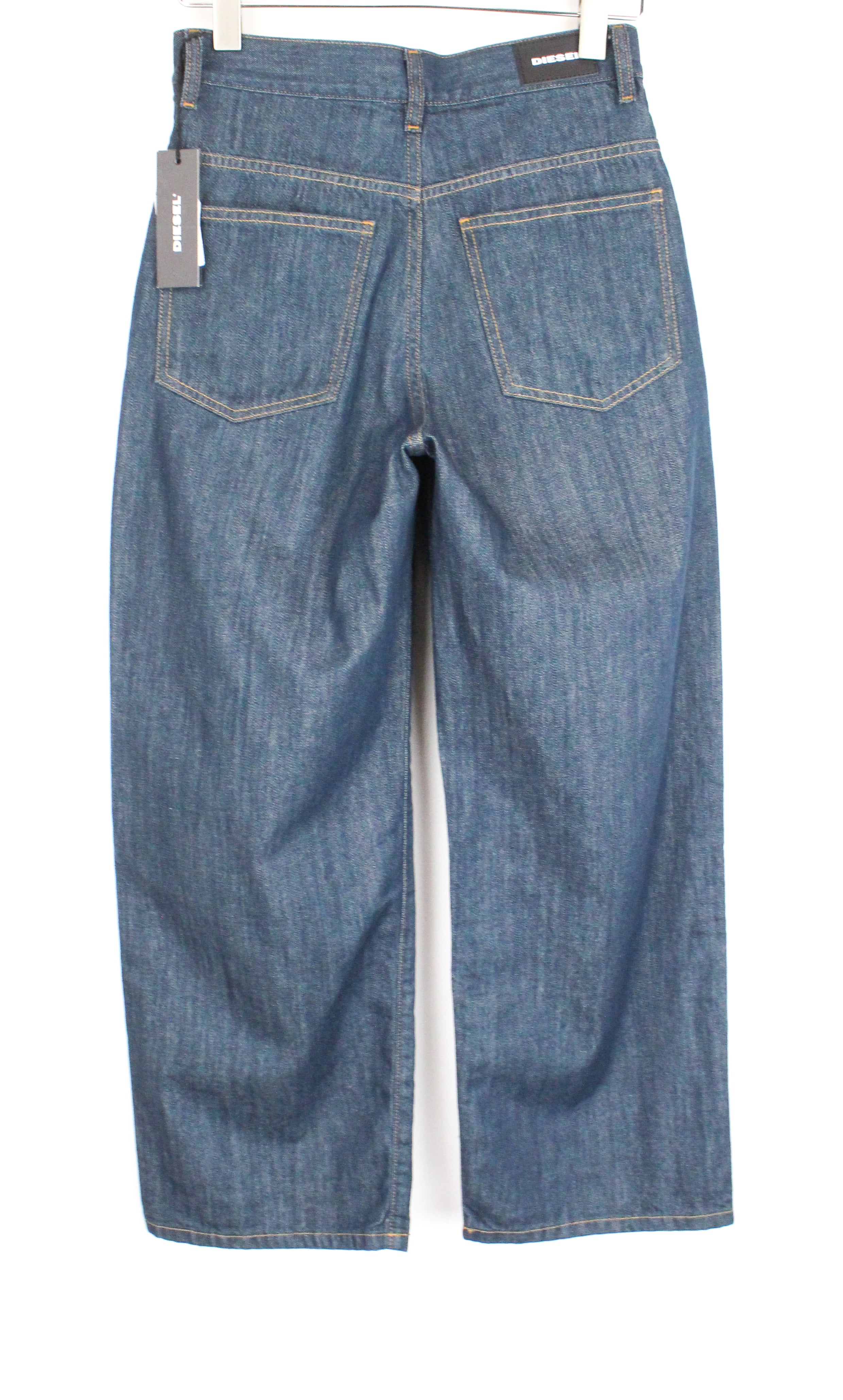 DIESEL Widee 084UR Women's Jeans W26/L30 Casual Straight Blue Cotton Fit Denim