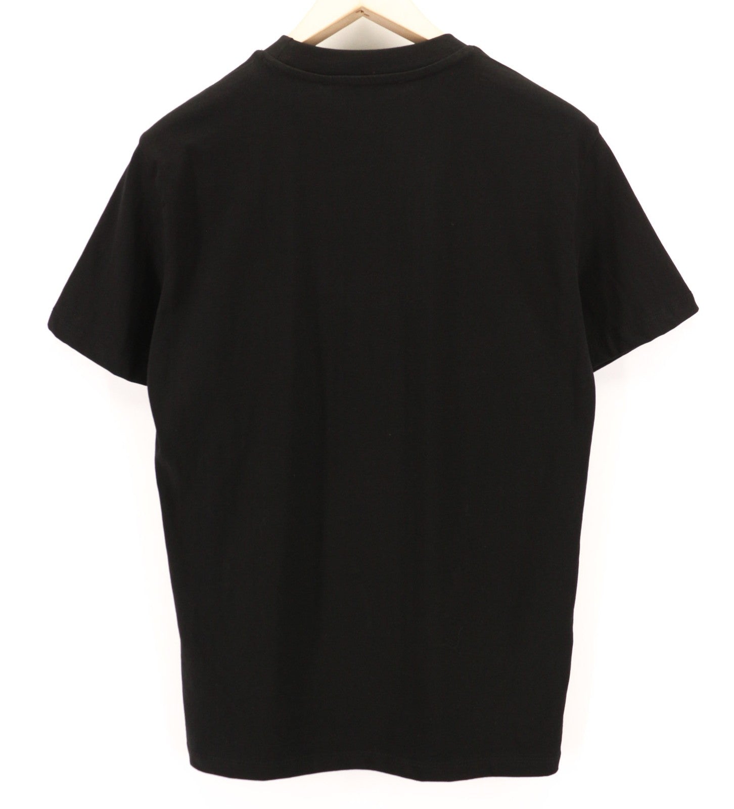 JOHN RICHMOND Mens T-Shirt M Black Short Sleeve Crew Neck Print All Seasons