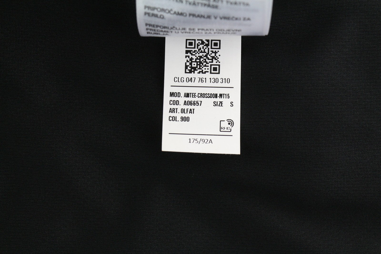 DIESEL Amtee-Crossoon-WT15 Men T-Shirt S Black 55DSL Sport Jersey Short Sleeved