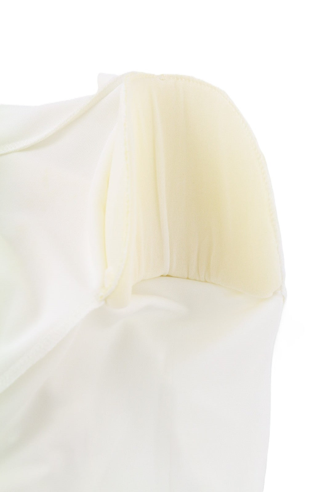 RICHMOND Women`s T-Shirt S Off White Short Sleeve Strap Zipper  All Seasons