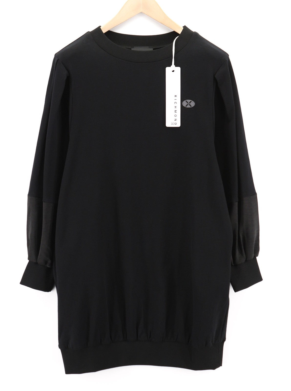 JOHN RICHMOND Womens`s Classic S Black Long Sleeve  Knee-Length All Seasons