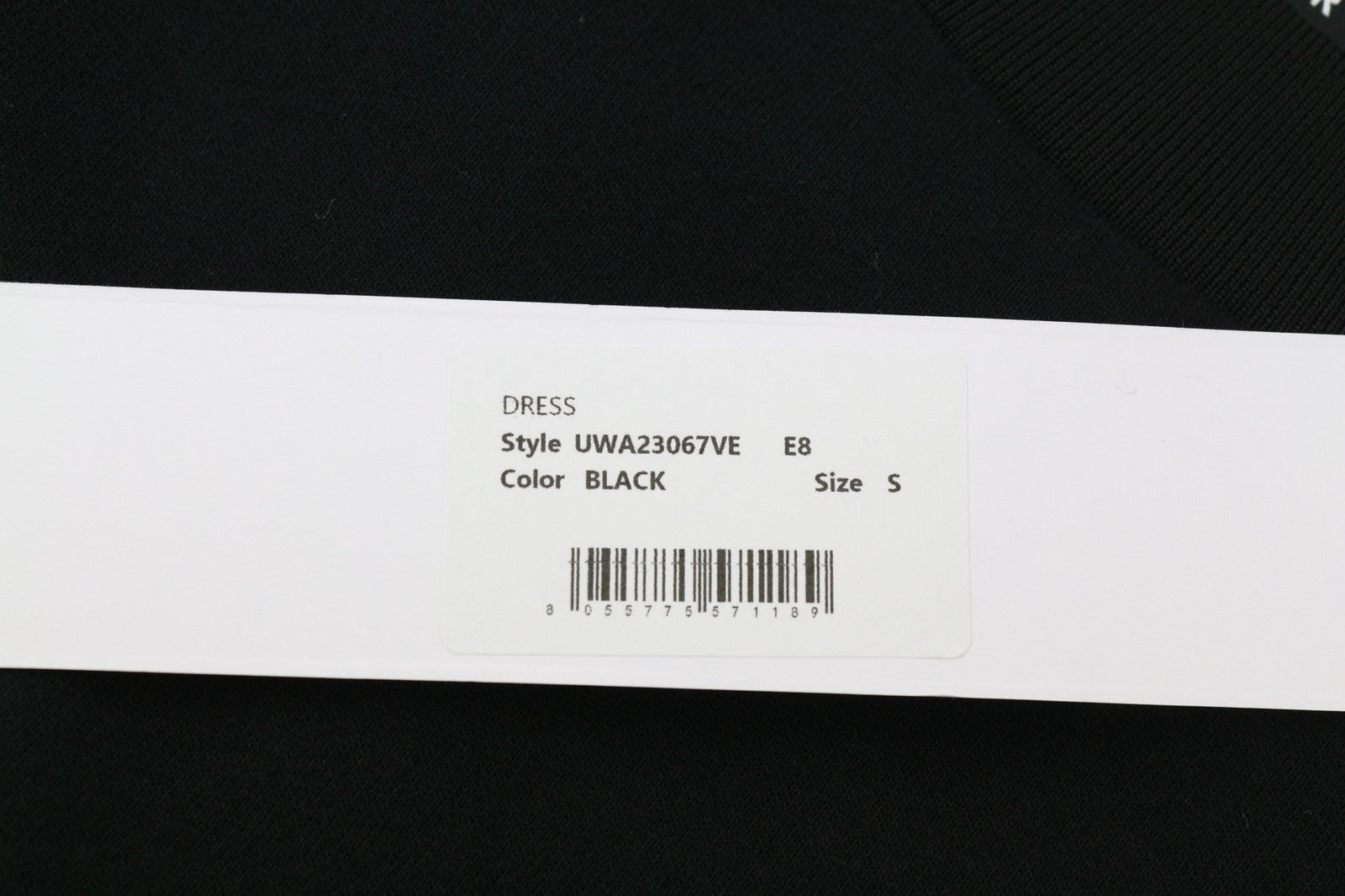 JOHN RICHMOND Womens`s Classic S Black Long Sleeve  Knee-Length All Seasons