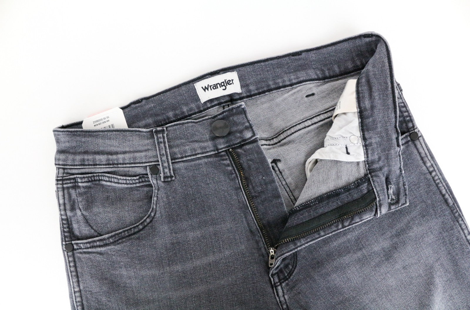 WRANGLER Larston Men's Jeans W29/L32 Slim Tapered Blue Cotton Wash Stretch Fit