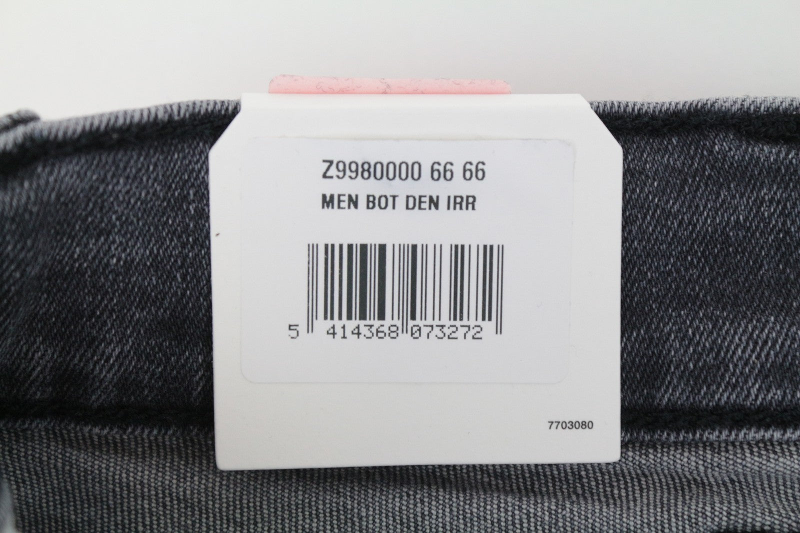 WRANGLER Larston Men's Jeans W29/L32 Slim Tapered Blue Cotton Wash Stretch Fit