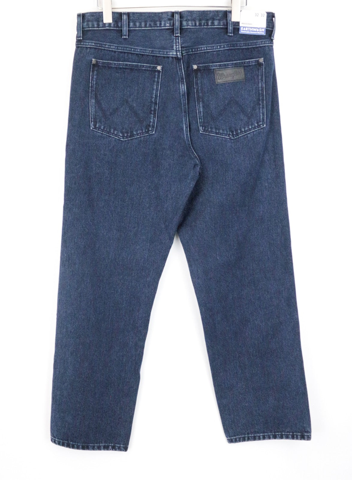 WRANGLER Redding Men's Jeans W32/L32 Loose Straight Fit Blue Pure Cotton Denim