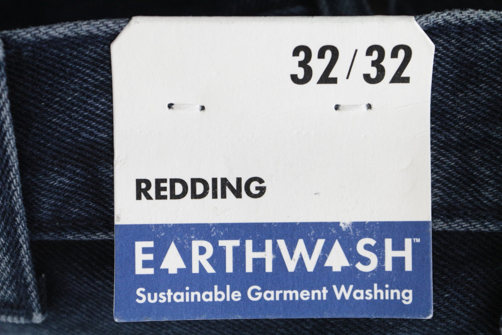 WRANGLER Redding Men's Jeans W32/L32 Loose Straight Fit Blue Pure Cotton Denim