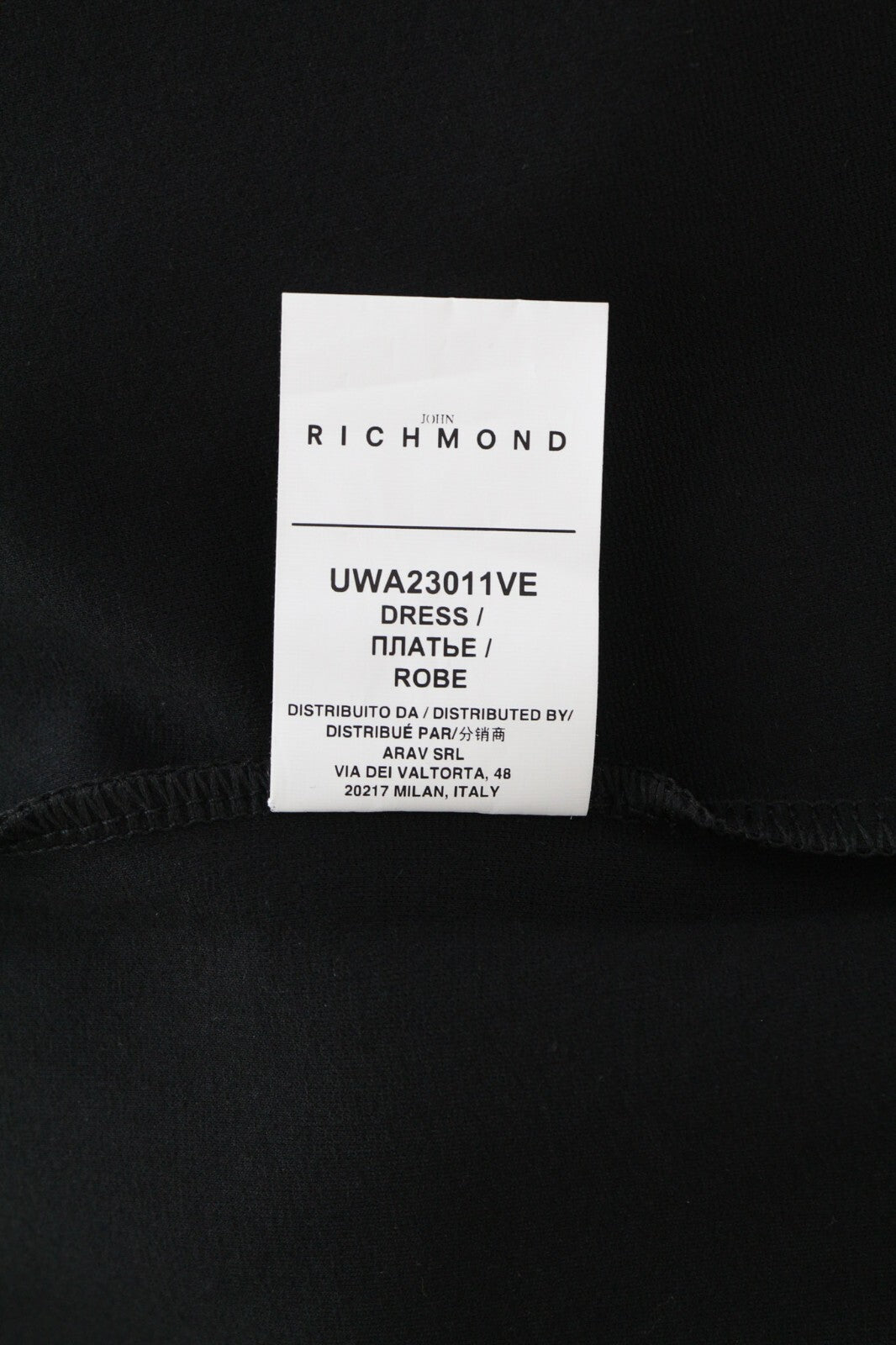 JOHN RICHMOND Womens Classic S Black Puff Long Sleeves Ruffle Polo Zipper Mini