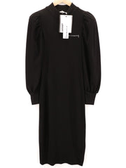 JOHN RICHMOND Womens Classic S Black Puff Long Sleeve Mock Neck   Long