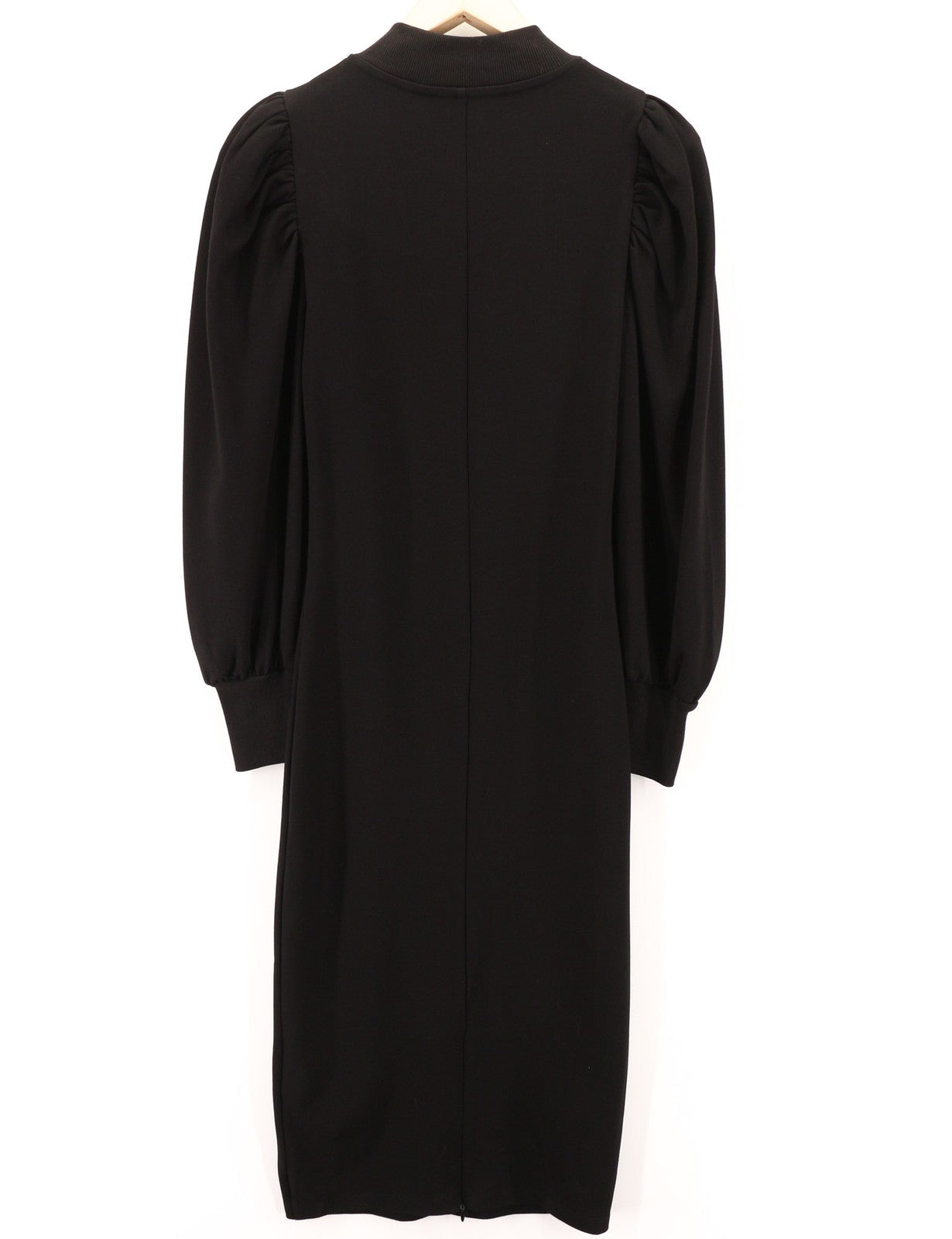 JOHN RICHMOND Womens Classic S Black Puff Long Sleeve Mock Neck   Long