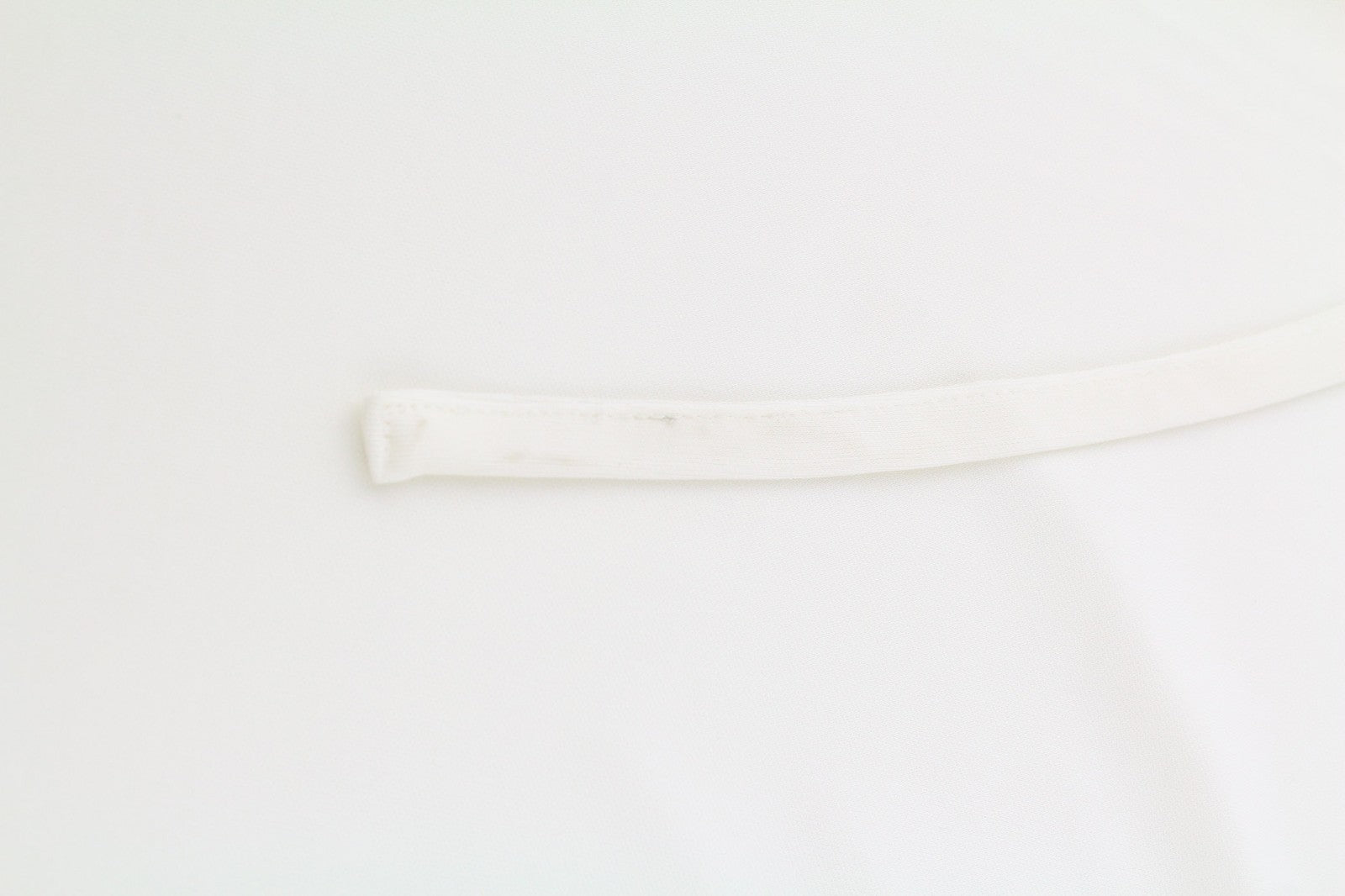 RICHMOND Womens Classic S White Mock Neck Long Sleeve Strap All Seasons  Short