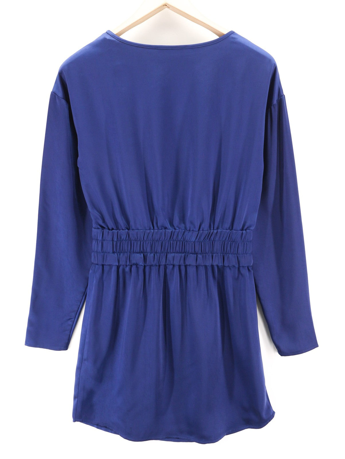 JOHN RICHMOND Womens Classic ~S Blue Long Sleeve Elastic Waist Strap Crew Mini