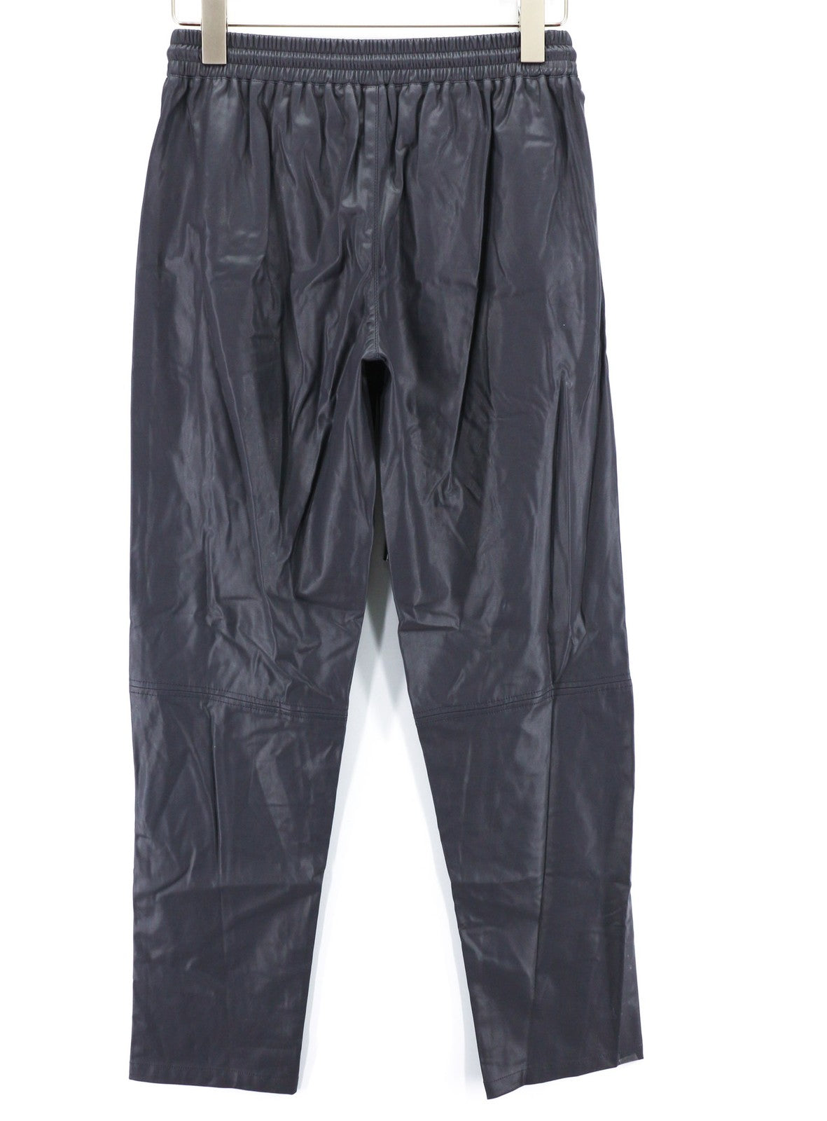 JOHN RICHMOND Womens Set S Grey Fake Leather Buttoned Outfits Regular 2 Pc