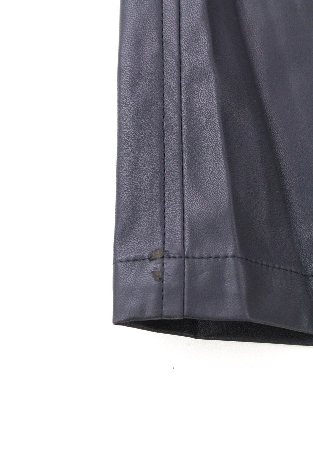 JOHN RICHMOND Womens Set S Grey Fake Leather Buttoned Outfits Regular 2 Pc