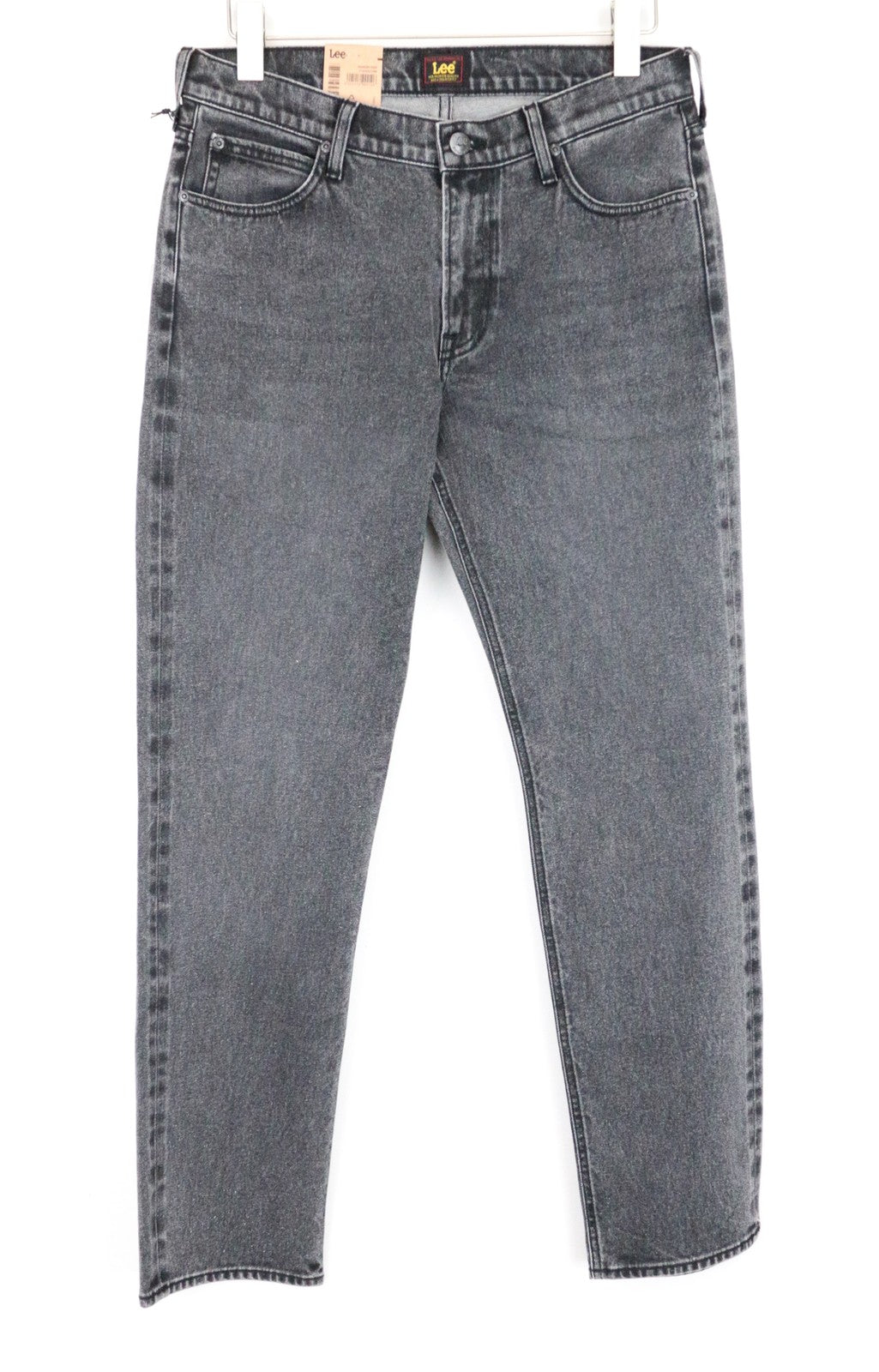 LEE West Men's Jeans W32/L32 Relaxed Fit Washed Grey Cotton Stretch Denim