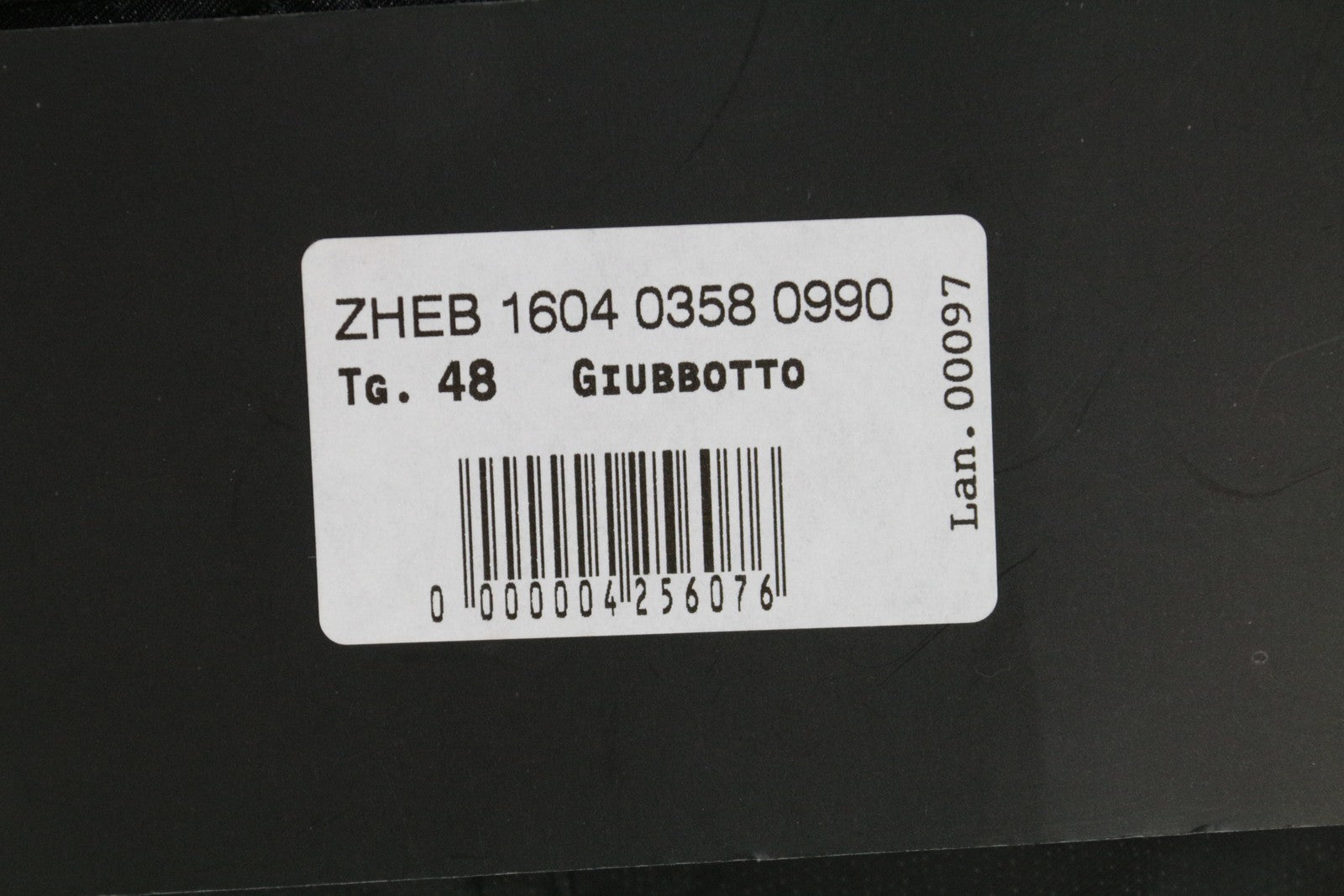 RICHMOND Men's Jacket 48 Black Zipped Single-Breasted Lightweight Long Sleeved